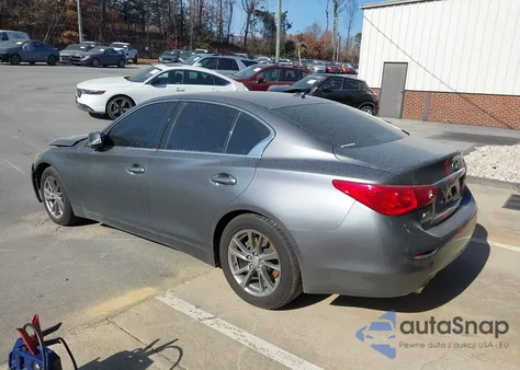 2015 Infiniti Q50 Premium from USA, damaged, VIN JN1BV7AR7FM409374